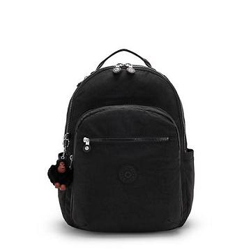 Kipling Seoul Large 15" Backpack Laptoptassen Zwart | België 1568HA
